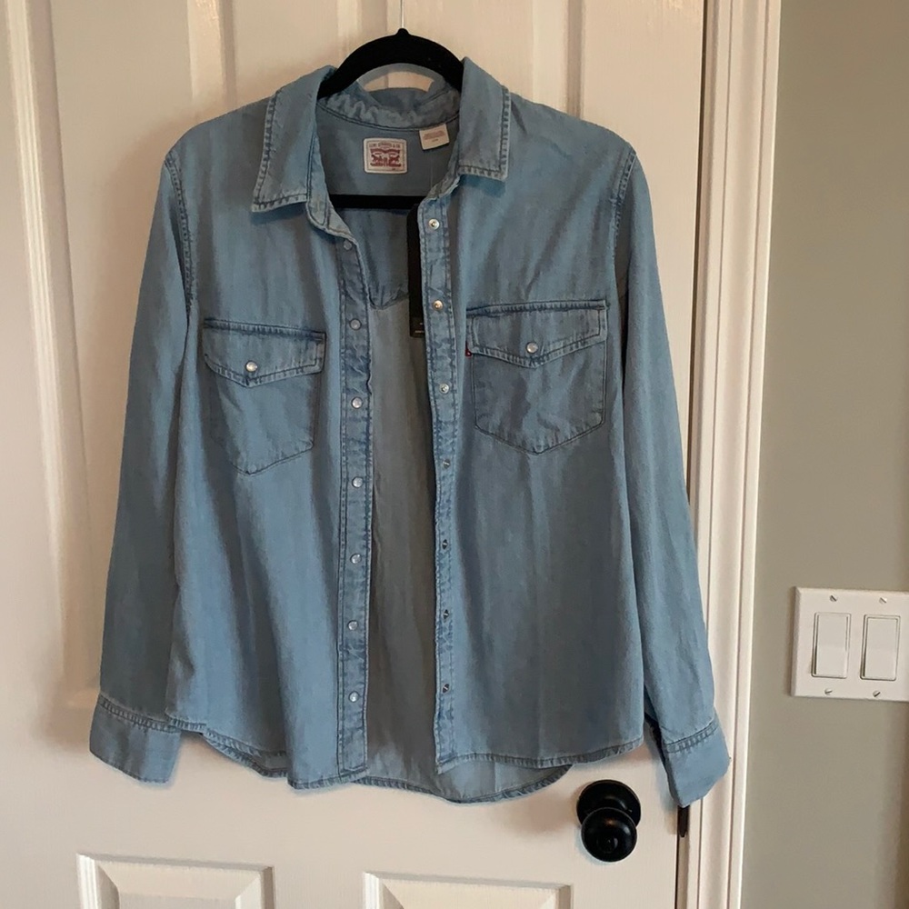 Levi’s chambray shirt